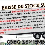Tract Baisse du stock sur 5 ans