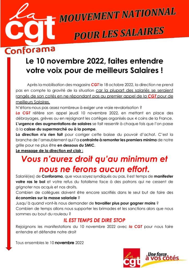 Tract CGT salaires 11/2022