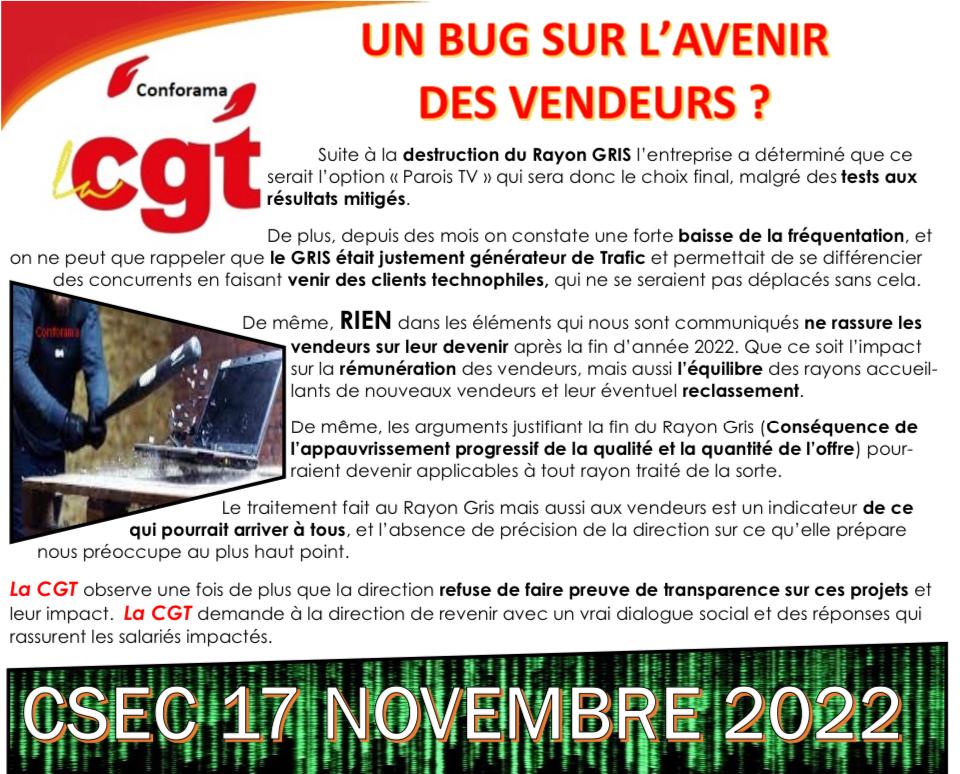 Tract Avenir des Vendeurs