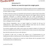 Remise en cause du report des congés payés