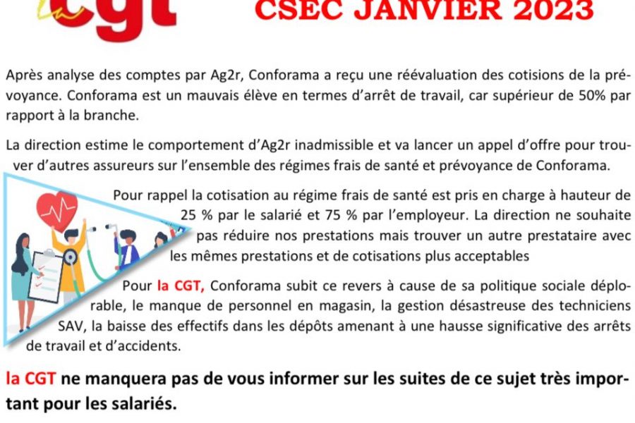 FRAIS DE SANTE janvier 2023